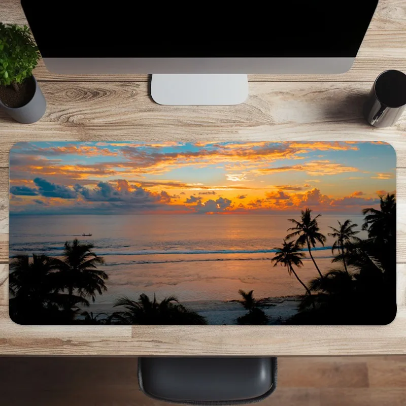 1pc Beach And Beautiful Sunset Mouse Pad Multi-Size Non-Slip Stitched Edge Computer Keyboard Desk Mat For Office And Gift
1pc Beach And Beautiful Sunset Mouse Pad Multi-Size Non-Slip Stitched Edge Computer Keyboard Desk Mat For Office And Gift