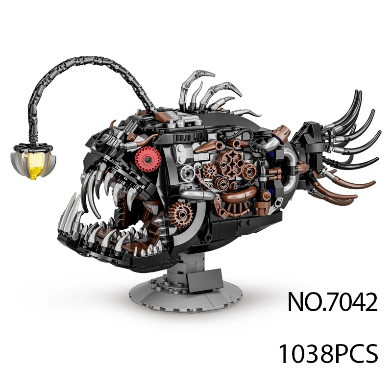 Creative Mechanical Lantern Fish Sea Biology Life Set Light Building Blocks Bricks Animal World Model Boys Assembly Toy Kid Gift
Creative Mechanical Lantern Fish Sea Biology Life Set Light Building Blocks Bricks Animal World Model Boys Assembly Toy Kid Gift