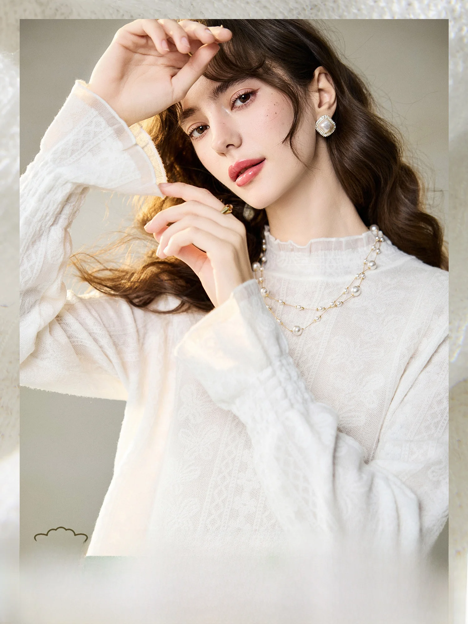 Women's Knitted Wool Sweater Lace Dr Base Layer Inner Wear Spring 2026 French Sle Regular Fit Medium Softn
Women's Knitted Wool Sweater Lace Dr Base Layer Inner Wear Spring 2026 French Sle Regular Fit Medium Softn