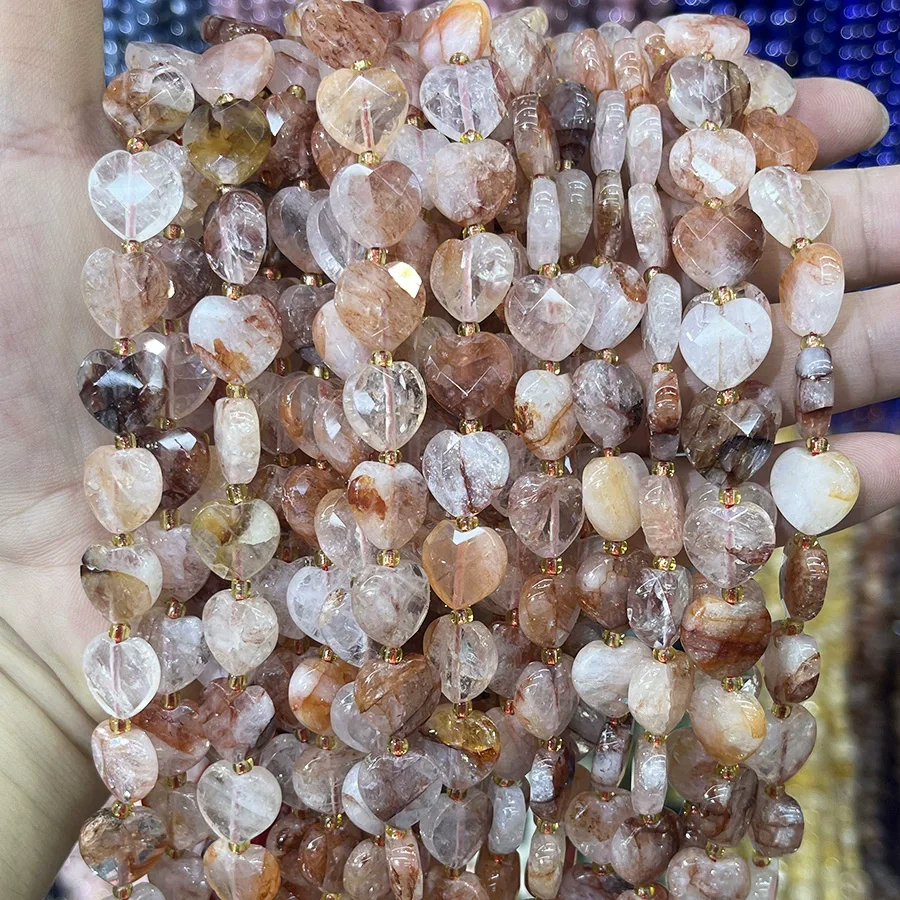 12mm Natural Red Rutilated Quartz Bead Polished Heart Shape Loose Spacer Crystal Bead For Jewelry Making Diy Necklace Bracelet
12mm Natural Red Rutilated Quartz Bead Polished Heart Shape Loose Spacer Crystal Bead For Jewelry Making Diy Necklace Bracelet