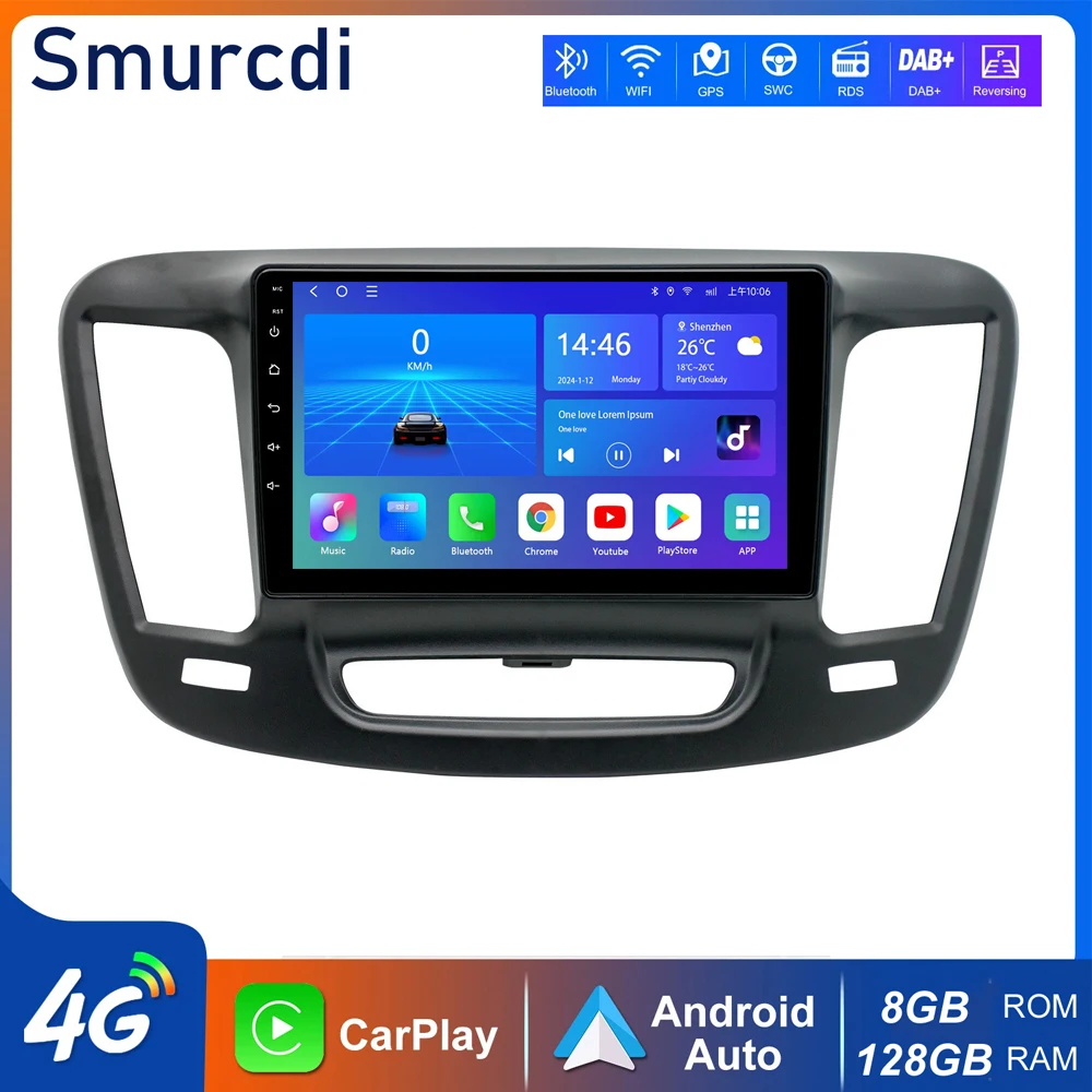 9"Inch Car Raido Carplay Android 15 For Chrysler 200 200C 2015 - 2019 Auto Multimedia Screen Stereo Video Player GPS Navigation
9"Inch Car Raido Carplay Android 15 For Chrysler 200 200C 2015 - 2019 Auto Multimedia Screen Stereo Video Player GPS Navigation
