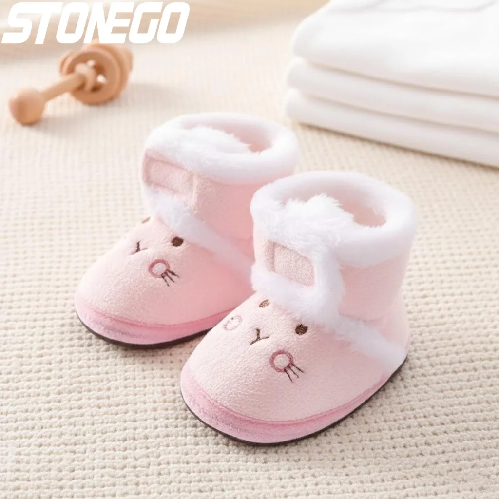 1Pair Warm Coral Fleece Cartoon Anti Slip Snow Boots for Newborn Babies 0 to 18 Months Soft Comfortable Toddler Shoes
1Pair Warm Coral Fleece Cartoon Anti Slip Snow Boots for Newborn Babies 0 to 18 Months Soft Comfortable Toddler Shoes