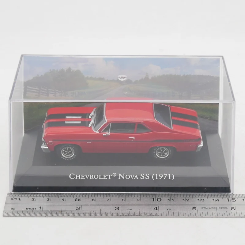 Diecast Ixo 1:43 Scale CHEVROLET NOVA SS 1971 Alloy Car Model Collectible Toy Gift Souvenir Display Ornament
Diecast Ixo 1:43 Scale CHEVROLET NOVA SS 1971 Alloy Car Model Collectible Toy Gift Souvenir Display Ornament