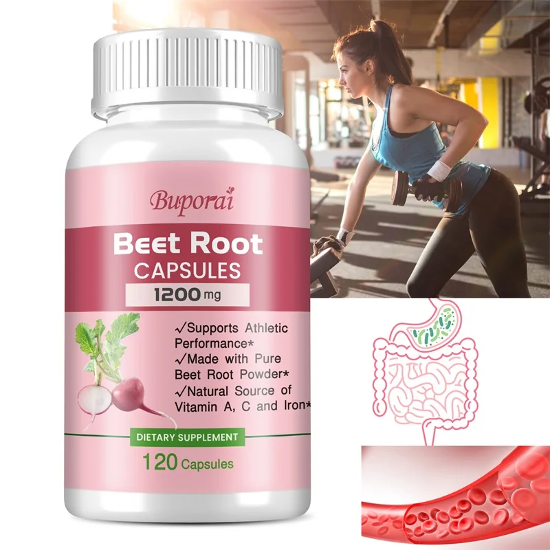 Beet Root Capsules 1200mg - Supports Blood Pressure, Athletic Performance, Digestive, Immune System - Non-GMOSupplements
Beet Root Capsules 1200mg - Supports Blood Pressure, Athletic Performance, Digestive, Immune System - Non-GMOSupplements