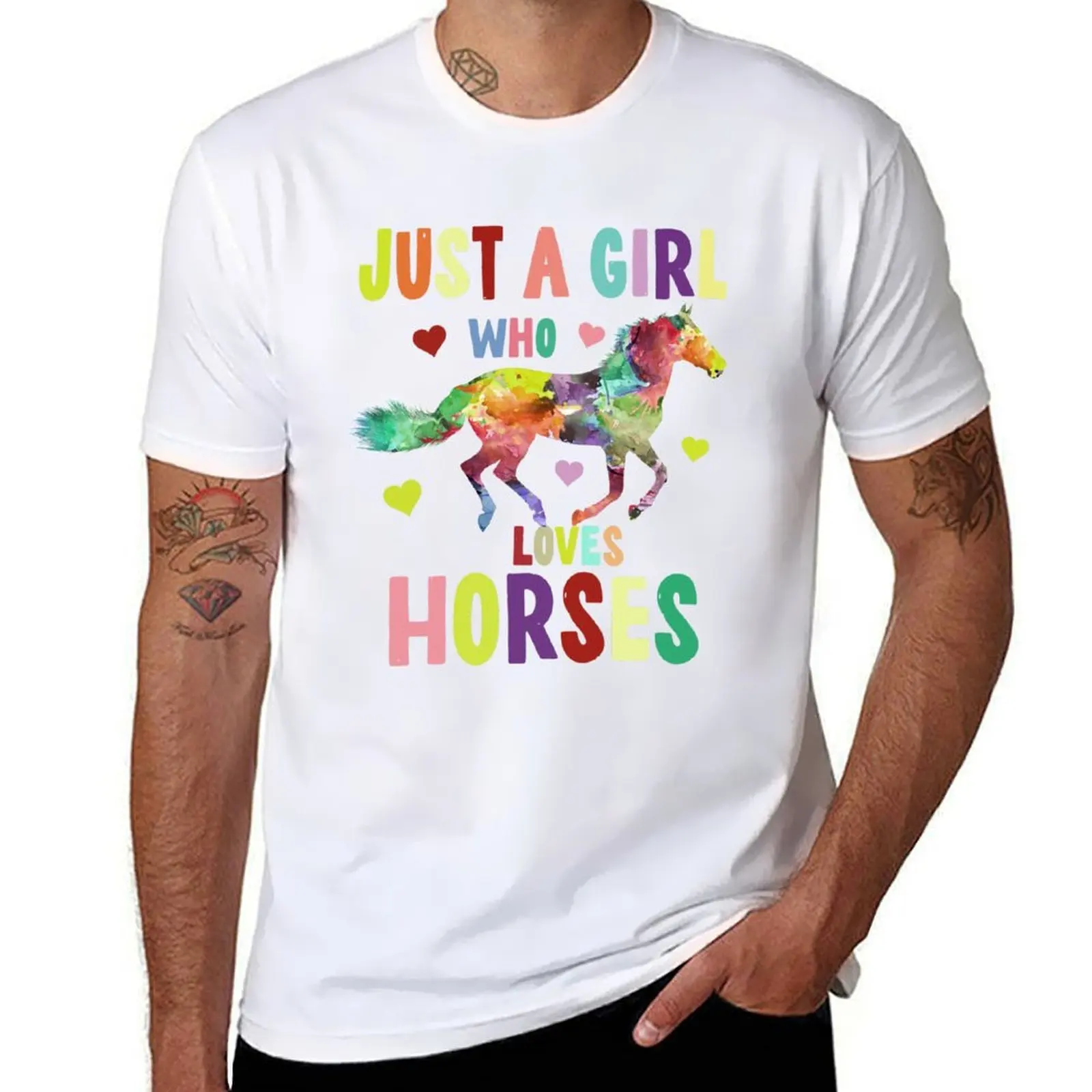 Just A Girl Who Loves Horses T-Shirt anime t shirts for man t shirt men 100% cotton luxury brand T-Shirt
Just A Girl Who Loves Horses T-Shirt anime t shirts for man t shirt men 100% cotton luxury brand T-Shirt