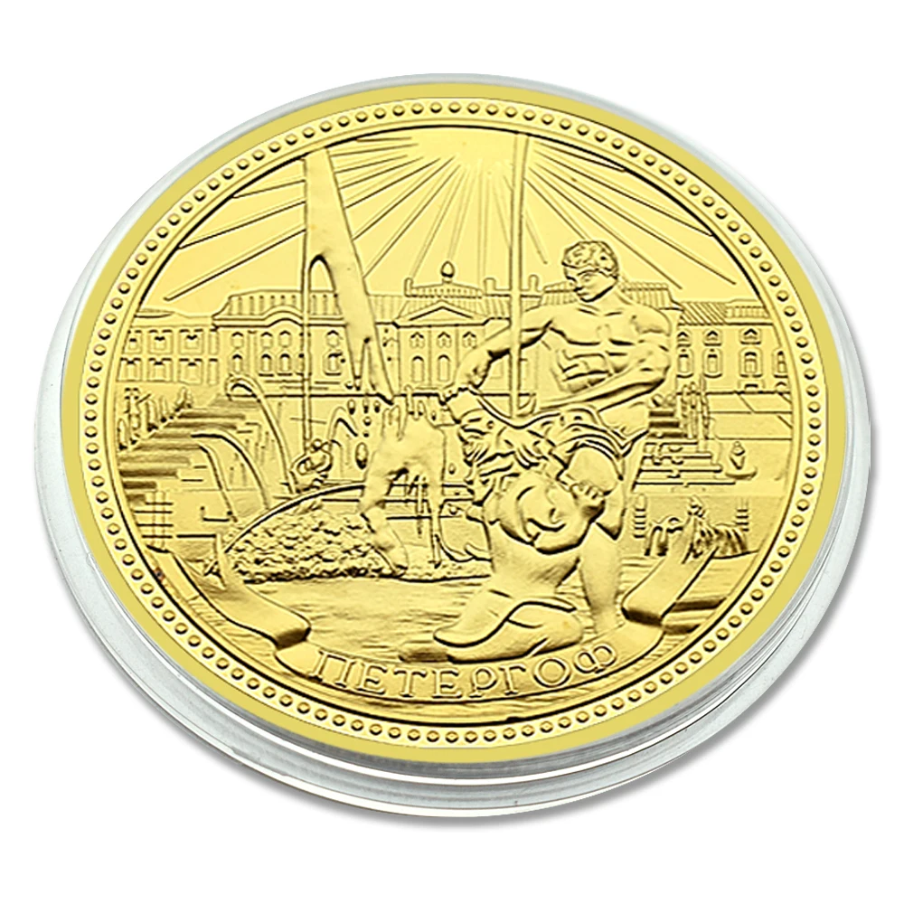Russian Gold Plated Challenge Coin Moscow Kremlin Poccnr Metal Medal with Plastic Case Art Embossed Craft Souvenir
Russian Gold Plated Challenge Coin Moscow Kremlin Poccnr Metal Medal with Plastic Case Art Embossed Craft Souvenir