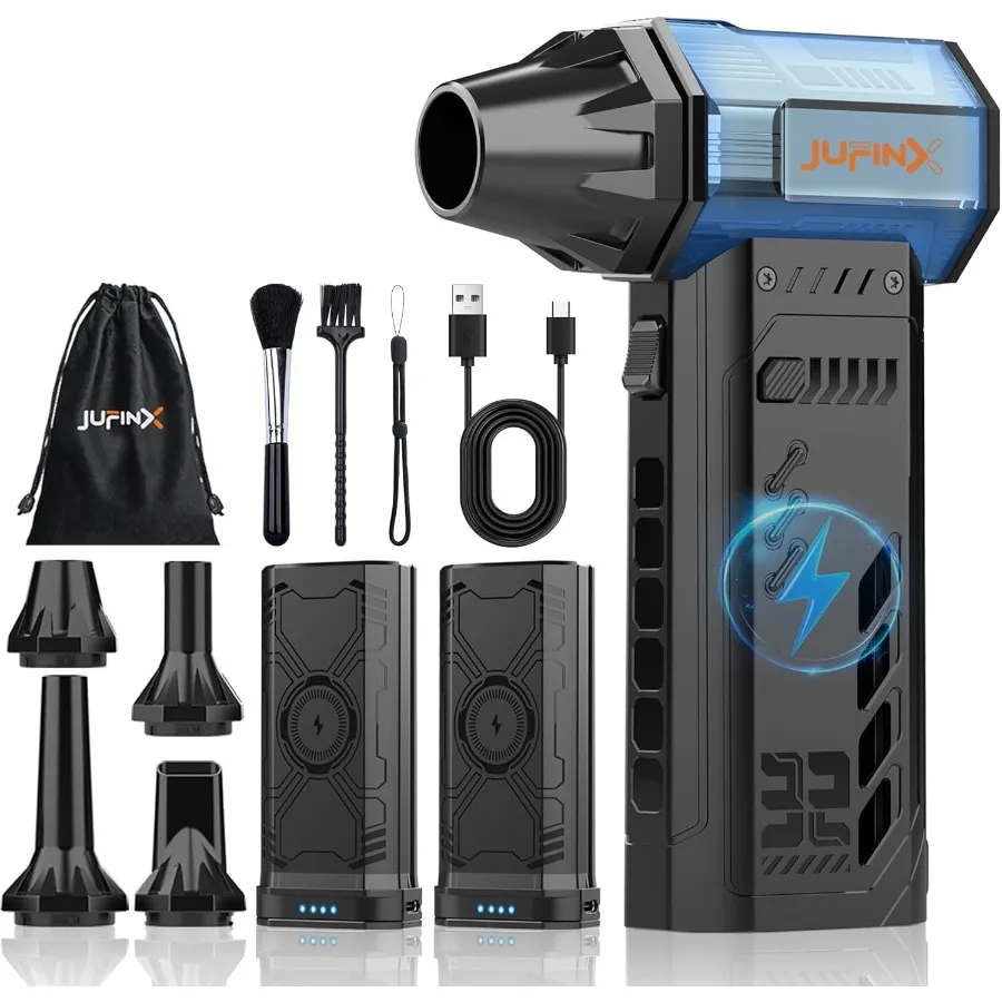 Air Duster -250000RPM- Snow Blower Replaceable Batteries 2pcs Long Life-mini Blower 3-Gear Adjustable- Electeic Air Duster for
Air Duster -250000RPM- Snow Blower Replaceable Batteries 2pcs Long Life-mini Blower 3-Gear Adjustable- Electeic Air Duster for