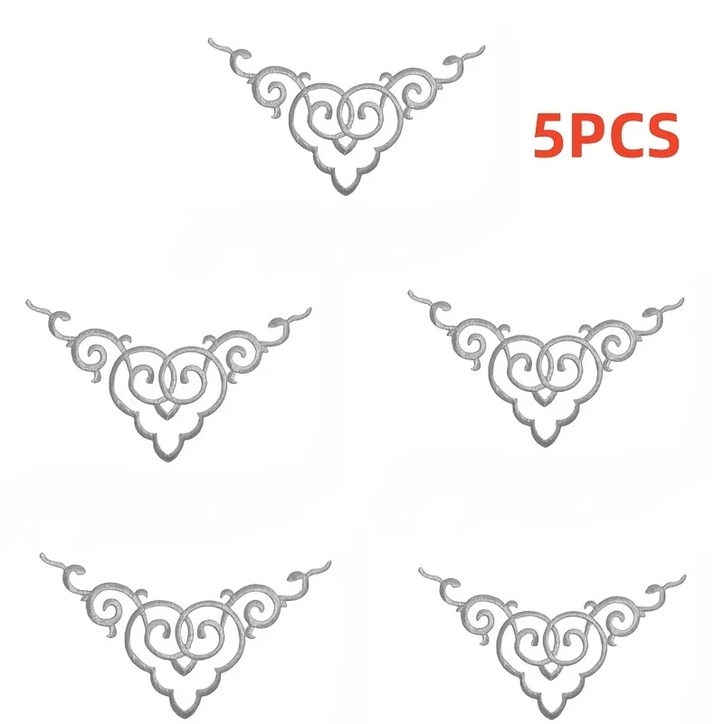 5 pieces of fine cloud-patterned silk embroidery patches can be used for ironing or sewing
5 pieces of fine cloud-patterned silk embroidery patches can be used for ironing or sewing