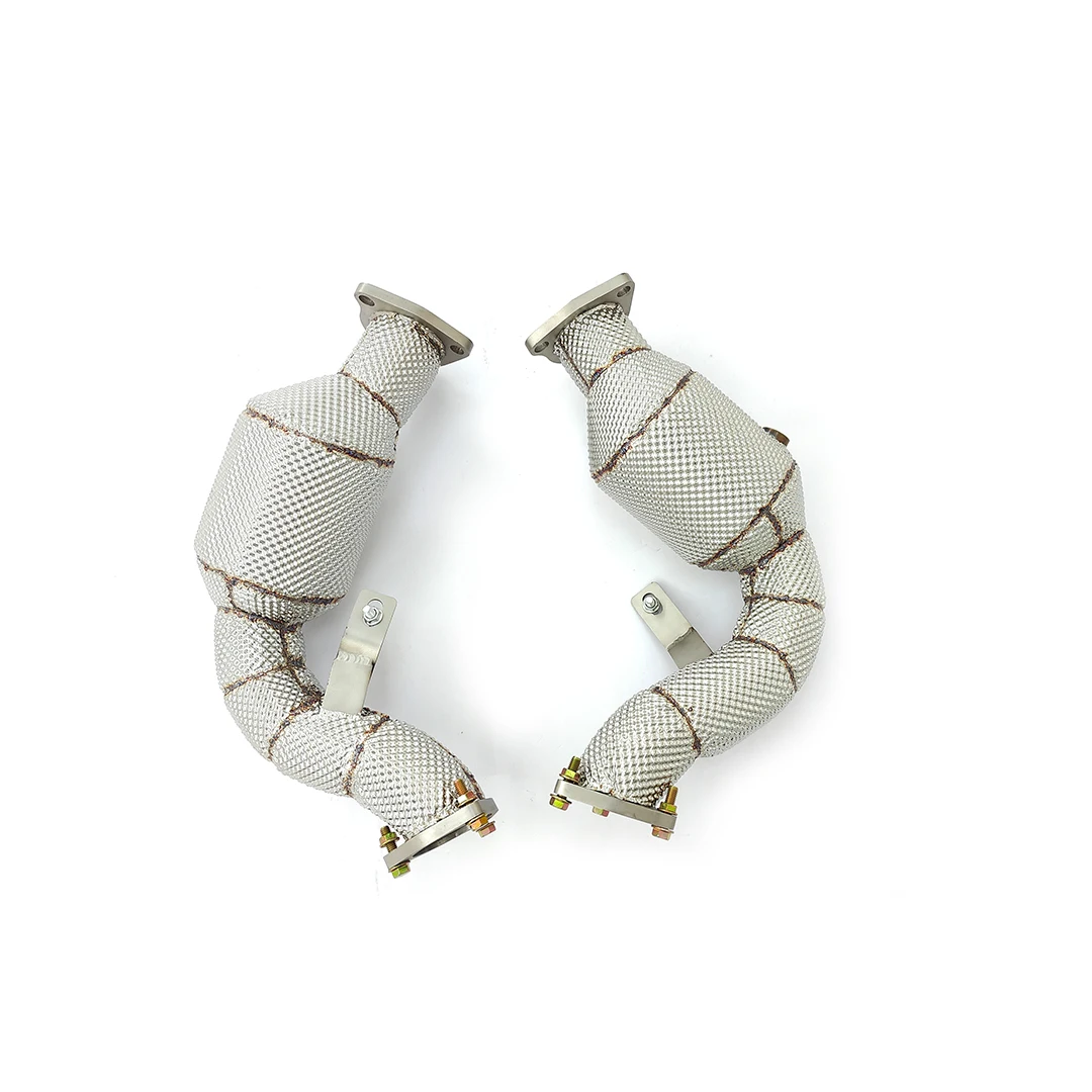 High Quality CSZ Catted Downpipe for Audi A6 A7 C7 3.0T SS304 High Flow Downpipe With Heat Shield Performance Exhaust System
High Quality CSZ Catted Downpipe for Audi A6 A7 C7 3.0T SS304 High Flow Downpipe With Heat Shield Performance Exhaust System