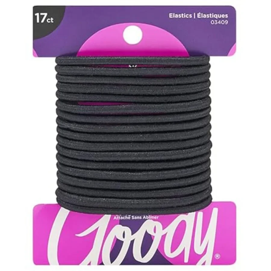Goody Ouchless Hair Elastics No Pull, No Breakage, Tangle-Free Hold for Thick, Curly, Coily and Textured Hair,Black, Long-Lasti
Goody Ouchless Hair Elastics No Pull, No Breakage, Tangle-Free Hold for Thick, Curly, Coily and Textured Hair,Black, Long-Lasti