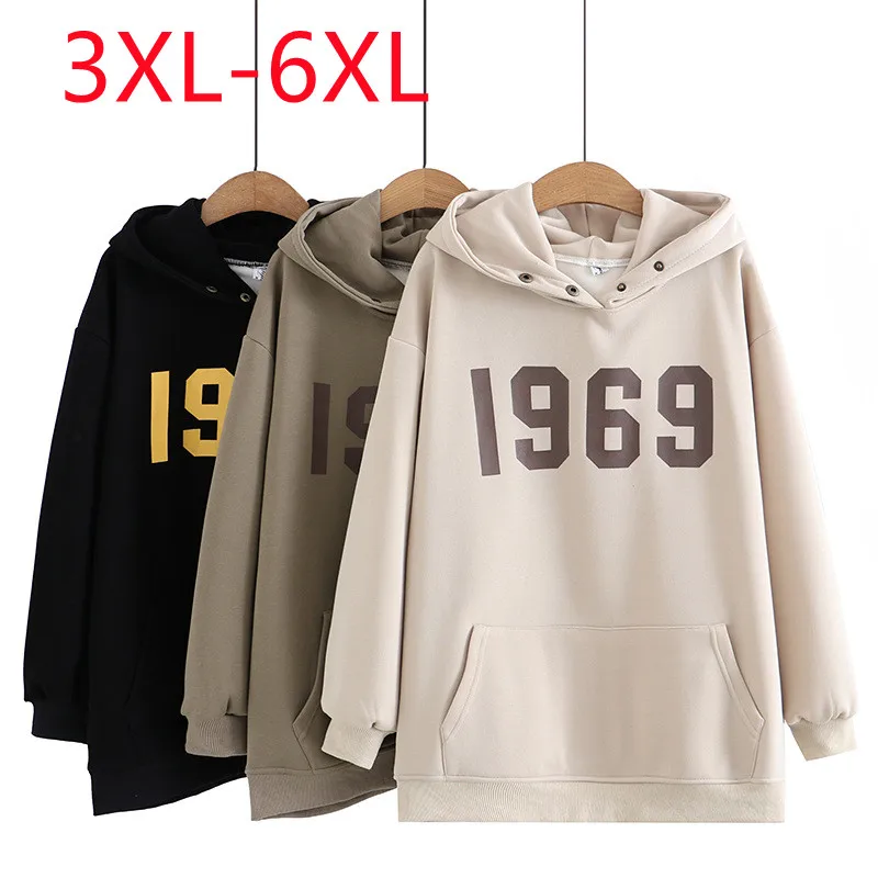 New 2022 Ladies Autumn Winter Plus Size Tops For Women Large Size Long Sleeve Print Hooded black Coat 3XL 4XL 5XL 6XL
New 2022 Ladies Autumn Winter Plus Size Tops For Women Large Size Long Sleeve Print Hooded black Coat 3XL 4XL 5XL 6XL