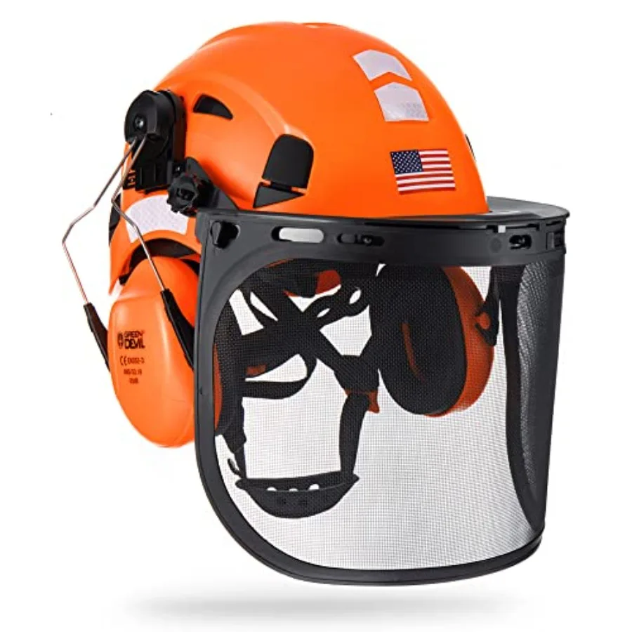 Forestry Safety Helmet Chainsaw Helmet with Mesh Face Shield and Ear Muffs 3 in 1 Forestry Hard Hat
Forestry Safety Helmet Chainsaw Helmet with Mesh Face Shield and Ear Muffs 3 in 1 Forestry Hard Hat