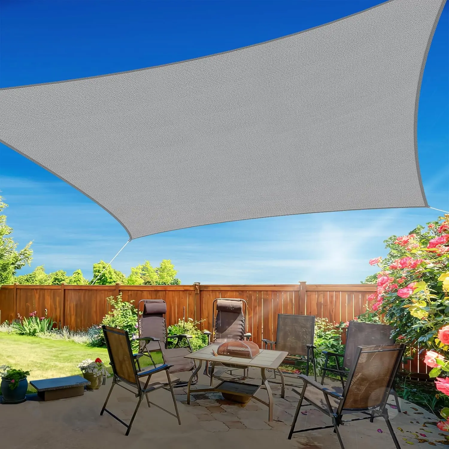 12'x12' Sun Shade Sail, UV Protection Outdoor Shade, Curved Tear Resistant Heavy Duty Sun Shade for Patio Garden, (Grey)
12'x12' Sun Shade Sail, UV Protection Outdoor Shade, Curved Tear Resistant Heavy Duty Sun Shade for Patio Garden, (Grey)