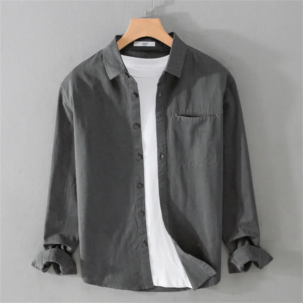 men's long sleeve shirts Spring autumn cotton plain shirt workwear men tops loose Young men clothing 2024 solid shirts for men
men's long sleeve shirts Spring autumn cotton plain shirt workwear men tops loose Young men clothing 2024 solid shirts for men