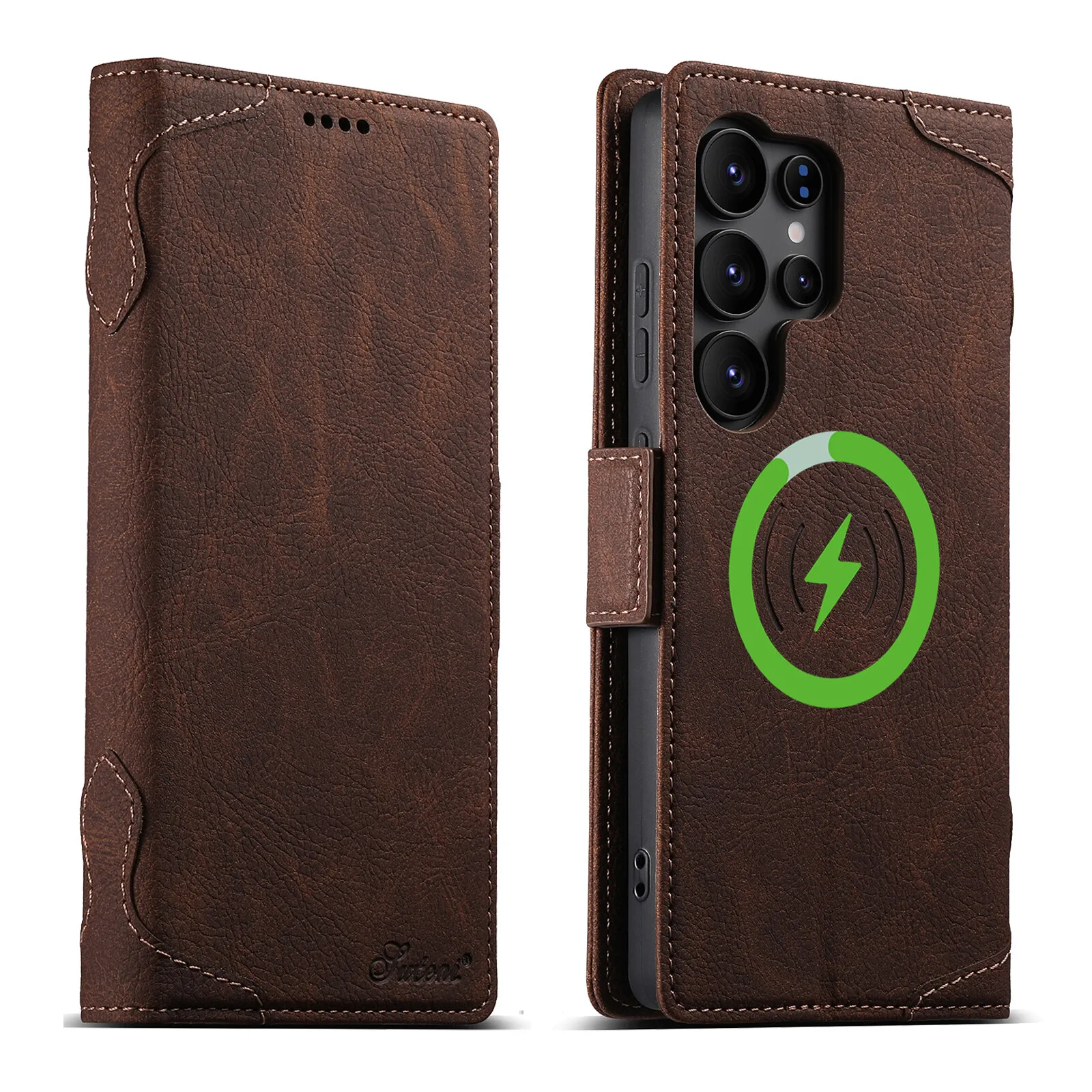 Мягкий кожаный магнитный флип-чехол для телефона Samsung Galaxy S25 S24 S23 S22 Ultra с карманами для карт, твердая задняя крышка
Мягкий кожаный магнитный флип-чехол для телефона Samsung Galaxy S25 S24 S23 S22 Ultra с карманами для карт, твердая задняя крышка
