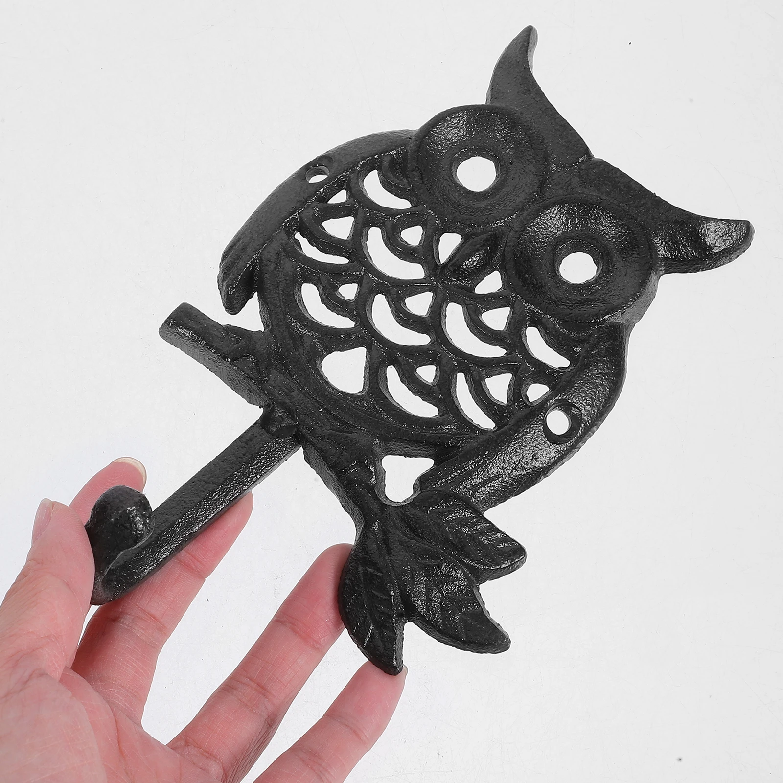 Cast Iron Hook Vintage Owl Decorative Metal Hanger Carved Wall Hanging Kitchen Accessories Cartoon Capacity
Cast Iron Hook Vintage Owl Decorative Metal Hanger Carved Wall Hanging Kitchen Accessories Cartoon Capacity
