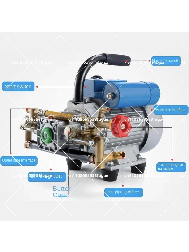 Household four-stroke electric coil sprayer 1100W new garden greenhouse rice agricultural 220V portable sprayer
Household four-stroke electric coil sprayer 1100W new garden greenhouse rice agricultural 220V portable sprayer