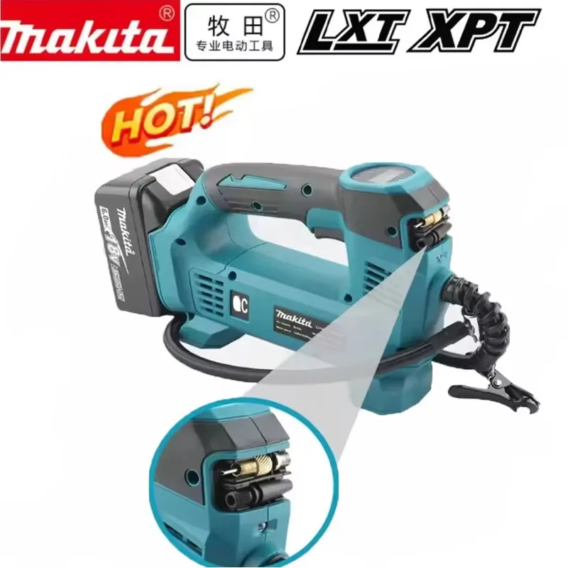 DMP180 MAKITA 18V Lithium-Ion Cordless Inflator Bare Tool For Car Portable Tyre Inflator Electric Motorcycle Pump Air Inflator
DMP180 MAKITA 18V Lithium-Ion Cordless Inflator Bare Tool For Car Portable Tyre Inflator Electric Motorcycle Pump Air Inflator