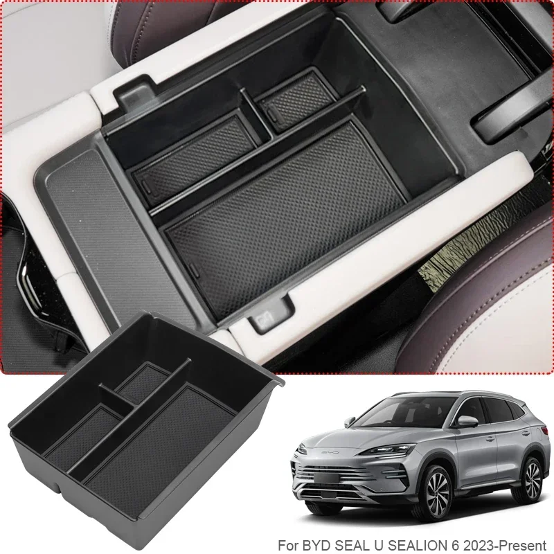 For BYD SEAL U SEALION 6 2023-2026Car Armrest Box Storage Door Storage GPS Organizer Under Centrol Control Tray Water Cup Holder
For BYD SEAL U SEALION 6 2023-2026Car Armrest Box Storage Door Storage GPS Organizer Under Centrol Control Tray Water Cup Holder