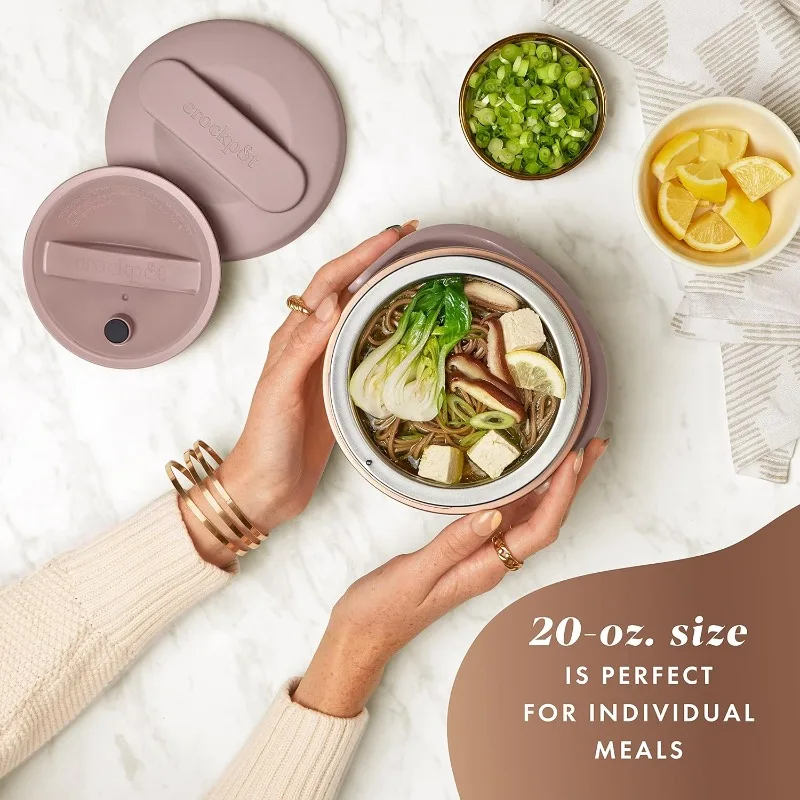Portable Food Warmer, Blush Pink | Perfect for Travel, Car, On-the-Go | Spill-Free, Dishw
Portable Food Warmer, Blush Pink | Perfect for Travel, Car, On-the-Go | Spill-Free, Dishw