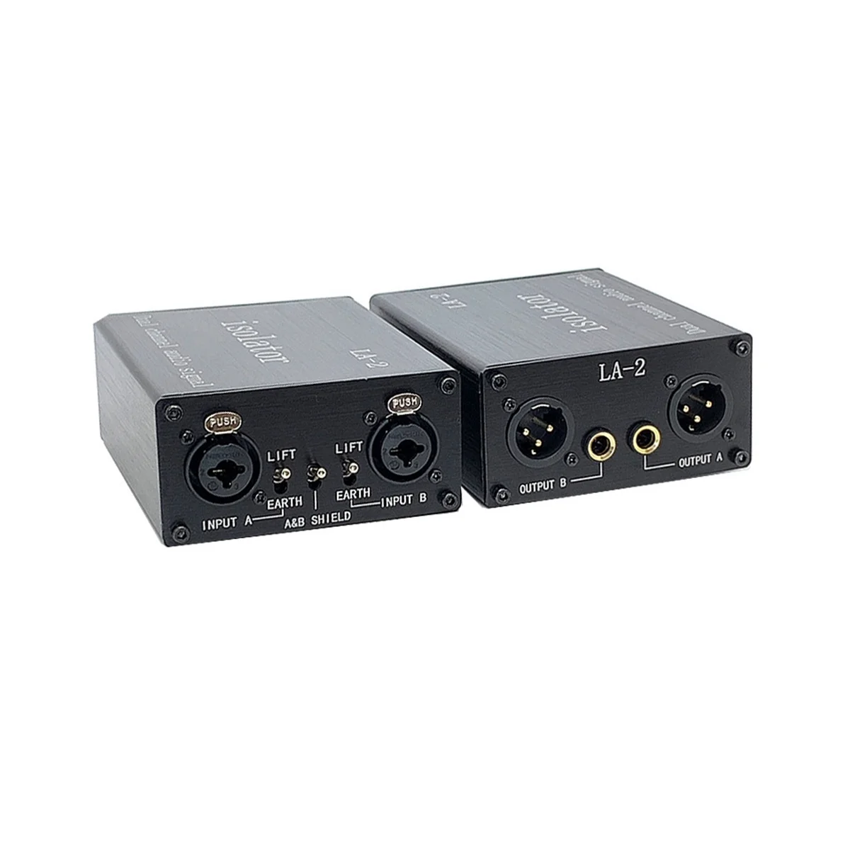 Audio Signal Isolator 6.35 XLR Head Mixer Audio Current Acoustic Noise Filter Remover LA-2
Audio Signal Isolator 6.35 XLR Head Mixer Audio Current Acoustic Noise Filter Remover LA-2