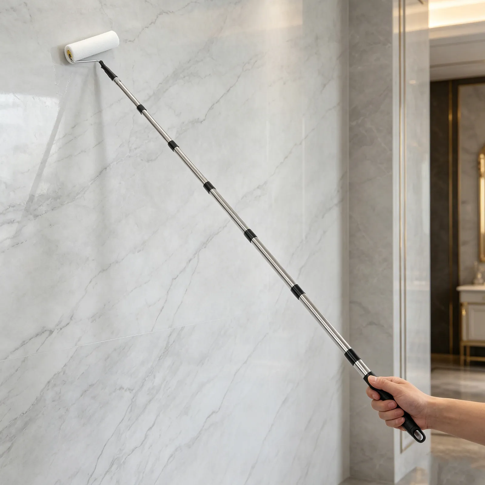 1Set Professional Paint Roller Kit with 7Ft Adjustable Extension Pole 12 Inch Roller for Walls Ceilings Home DIY Painting Smooth
1Set Professional Paint Roller Kit with 7Ft Adjustable Extension Pole 12 Inch Roller for Walls Ceilings Home DIY Painting Smooth