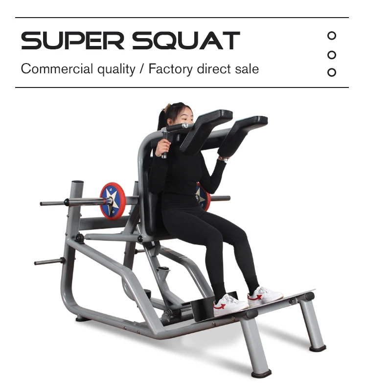 Customized Logo Available Popular Commercial Gym Equipment Fitness Strength Leg Press Hack Super Squat Machine
Customized Logo Available Popular Commercial Gym Equipment Fitness Strength Leg Press Hack Super Squat Machine