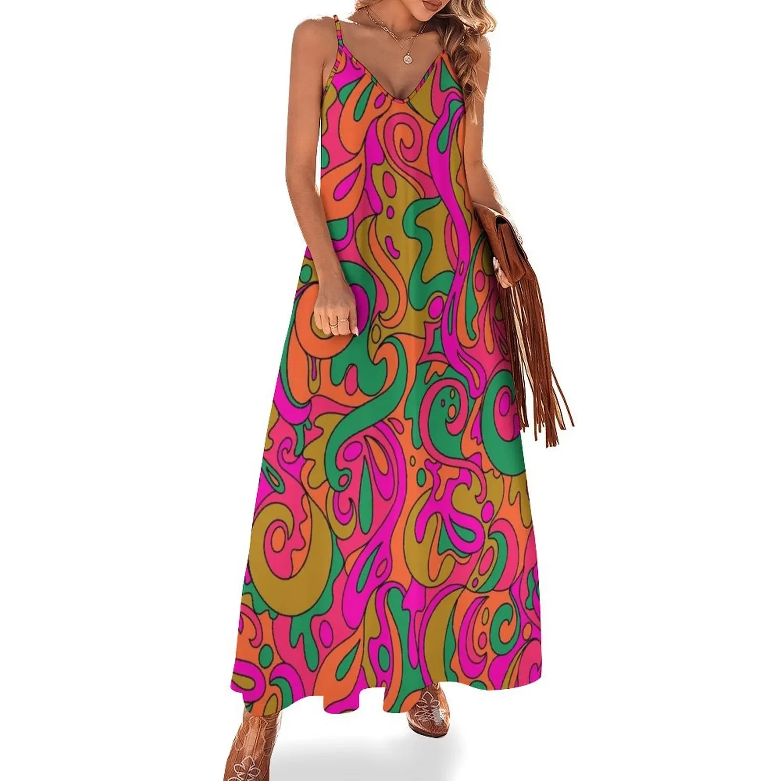 Groovy Swirls Sleeveless Dress dress party evening elegant luxury celebrity Party dresses for women evening dresses ladies Dress
Groovy Swirls Sleeveless Dress dress party evening elegant luxury celebrity Party dresses for women evening dresses ladies Dress