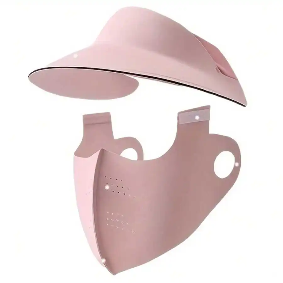 2-In-1 Women Sun Visor Hat And Face Mask With Elastic Band For Beach Driving Cycling Travel Outdoor Sun Protection
2-In-1 Women Sun Visor Hat And Face Mask With Elastic Band For Beach Driving Cycling Travel Outdoor Sun Protection