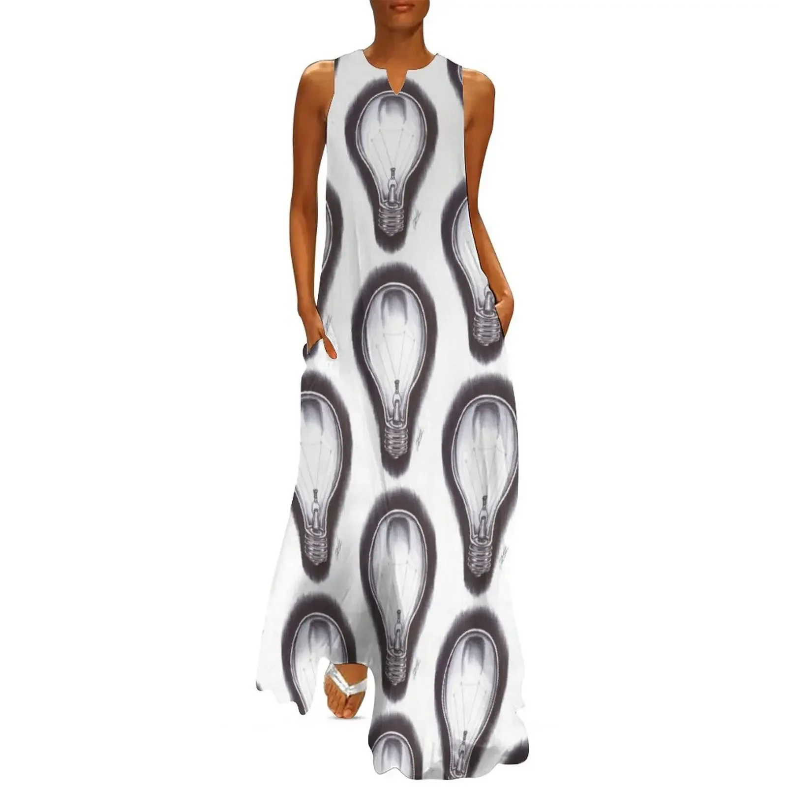 Inktober Day 20: Breakable- Lightbulb Long Dress dresses women summer 2025 Women's summer dress Dress
Inktober Day 20: Breakable- Lightbulb Long Dress dresses women summer 2025 Women's summer dress Dress