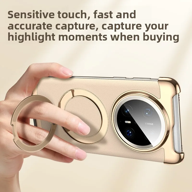 Luxurious texture Phone Case For HUAWEI Mate 80 70 60 PRO Without Borders Plating Leather Magnetic Bracket Case
Luxurious texture Phone Case For HUAWEI Mate 80 70 60 PRO Without Borders Plating Leather Magnetic Bracket Case