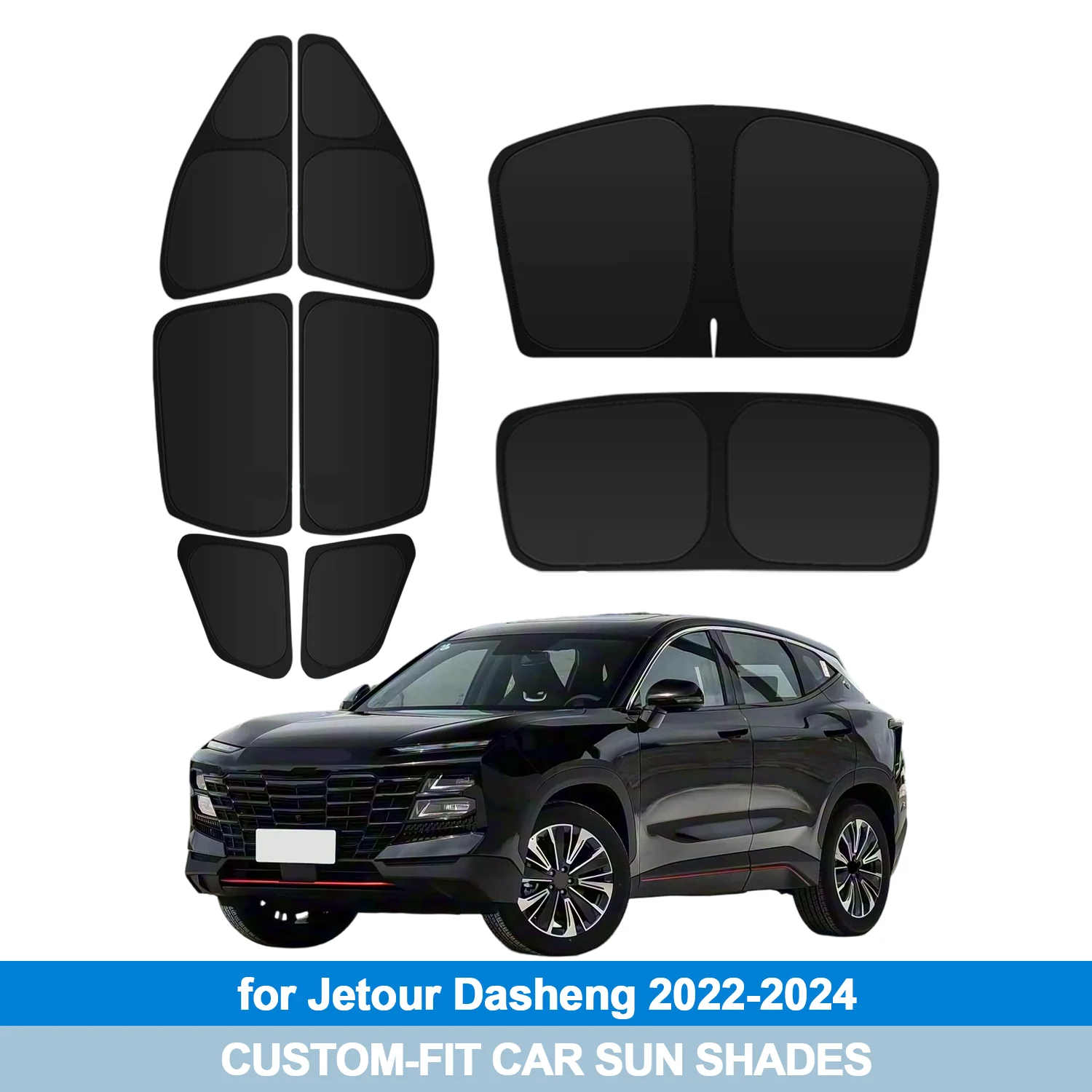 For Jetour Dasheng 2022-2024 Windshield Sun Shade Side Window Shades Cover Sun Visor Shield Privacy Protection Car Accessories
For Jetour Dasheng 2022-2024 Windshield Sun Shade Side Window Shades Cover Sun Visor Shield Privacy Protection Car Accessories