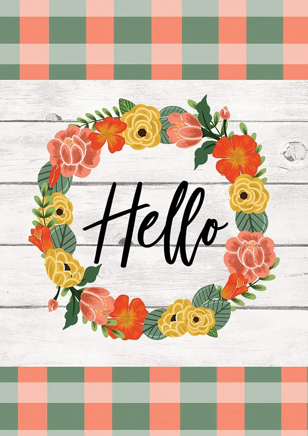 Toland домашний сад 1112588 Hello Wreath 12,5x18 дюймов декоративный, Садовый флаг (), двусторонний Садовый флаг
Toland домашний сад 1112588 Hello Wreath 12,5x18 дюймов декоративный, Садовый флаг (), двусторонний Садовый флаг