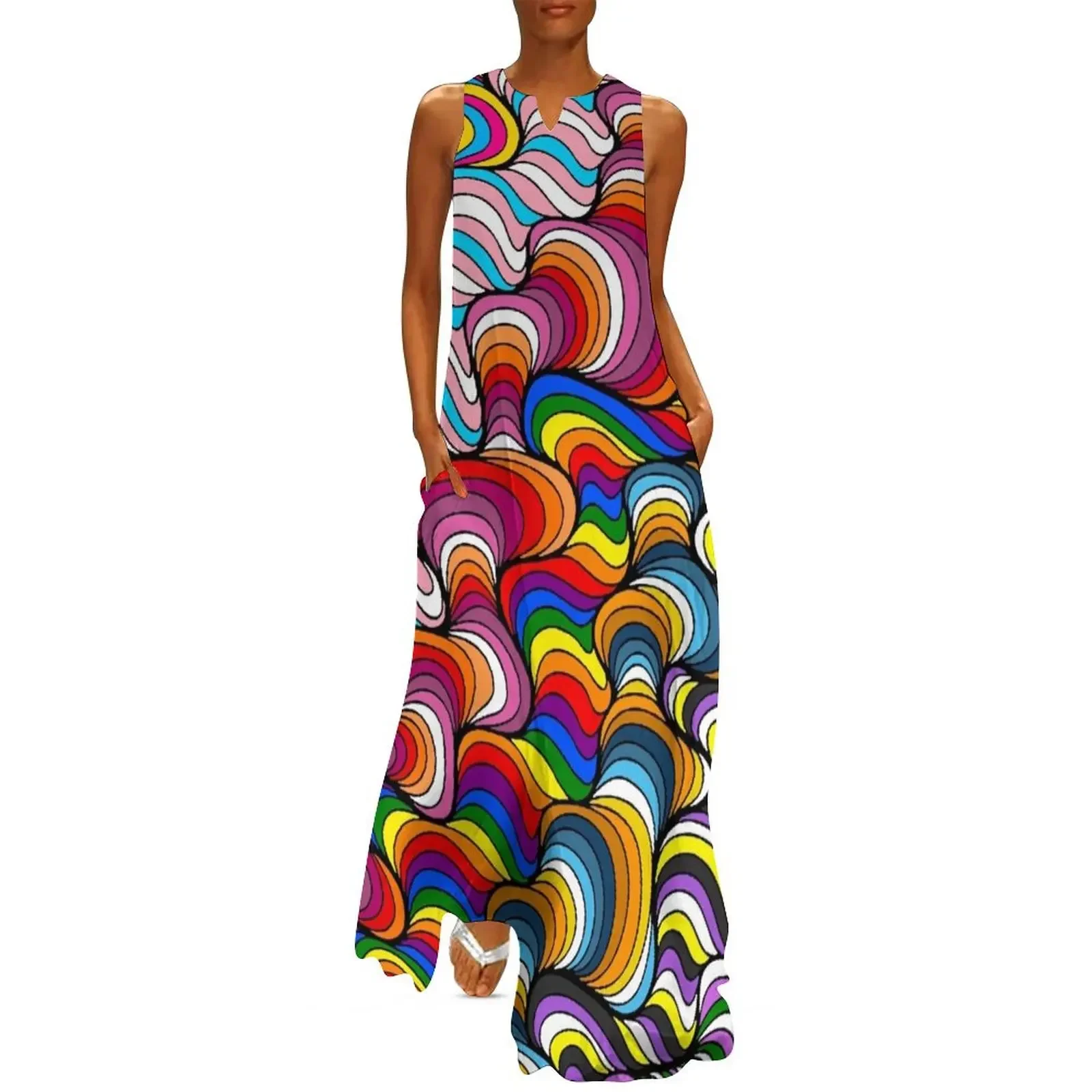 Pride flags pattern Long Dress dress women summer 2025 Elegant gown Women's evening dress summer daily
Pride flags pattern Long Dress dress women summer 2025 Elegant gown Women's evening dress summer daily