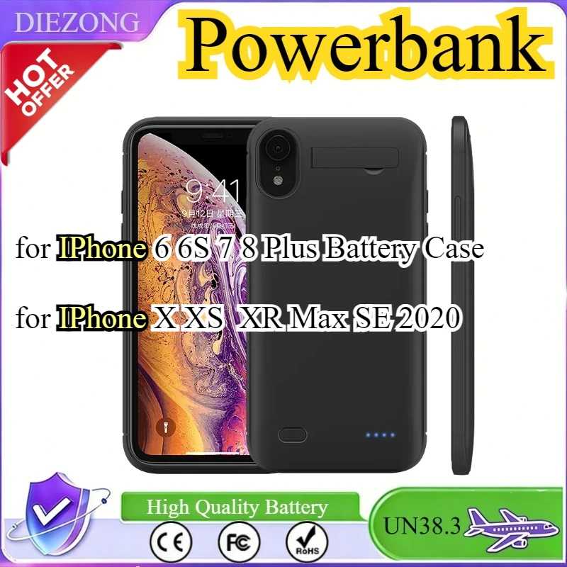 Ultra Thin Battery Charger Case for IPhone 6 6S 7 8 Plus Battery Case for IPhone X XS XR Max SE 2020 Charging Case Power Bank
Ultra Thin Battery Charger Case for IPhone 6 6S 7 8 Plus Battery Case for IPhone X XS XR Max SE 2020 Charging Case Power Bank