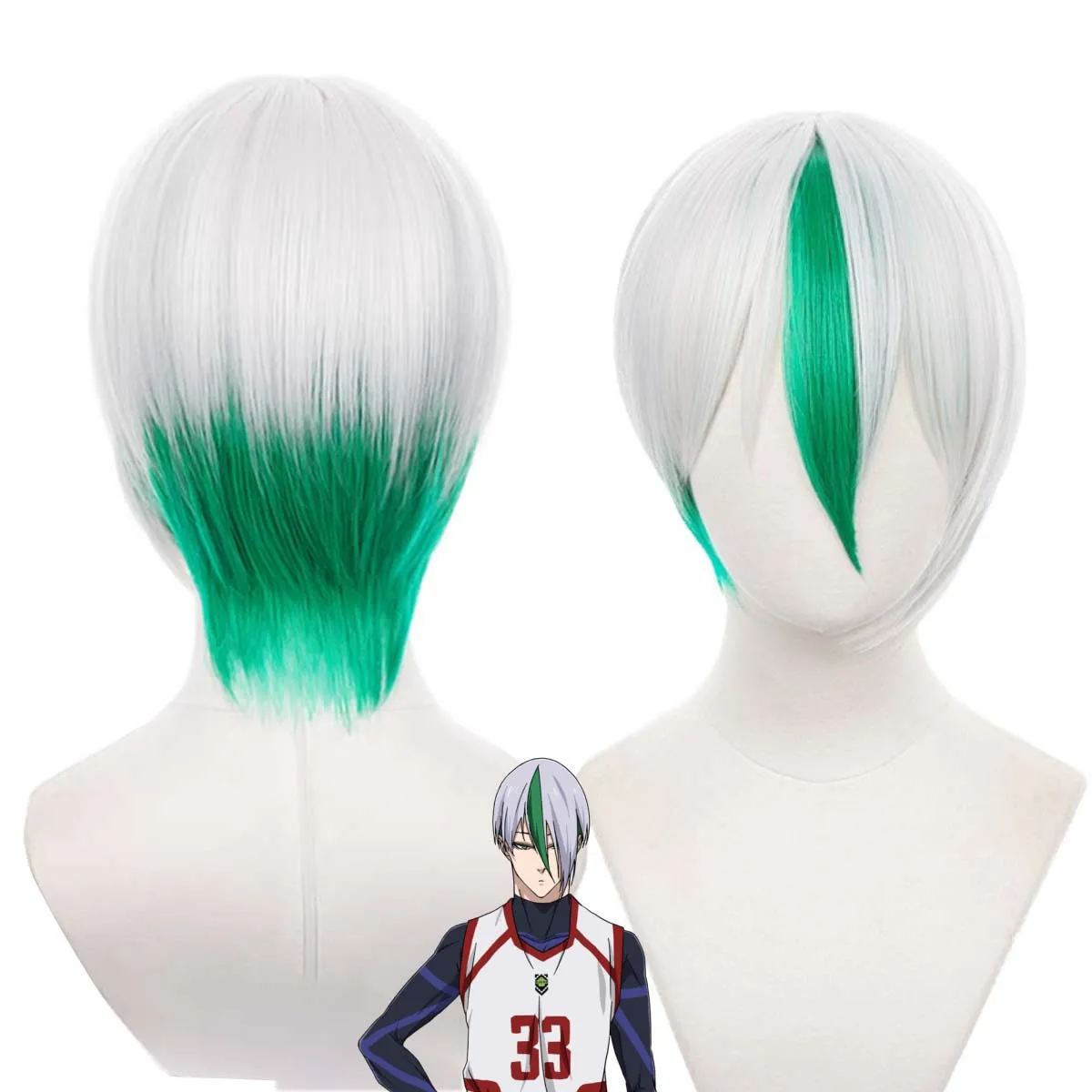 Halloween Party Performance Props Eita Otoya Football Cosplay Wigs For Men
Halloween Party Performance Props Eita Otoya Football Cosplay Wigs For Men