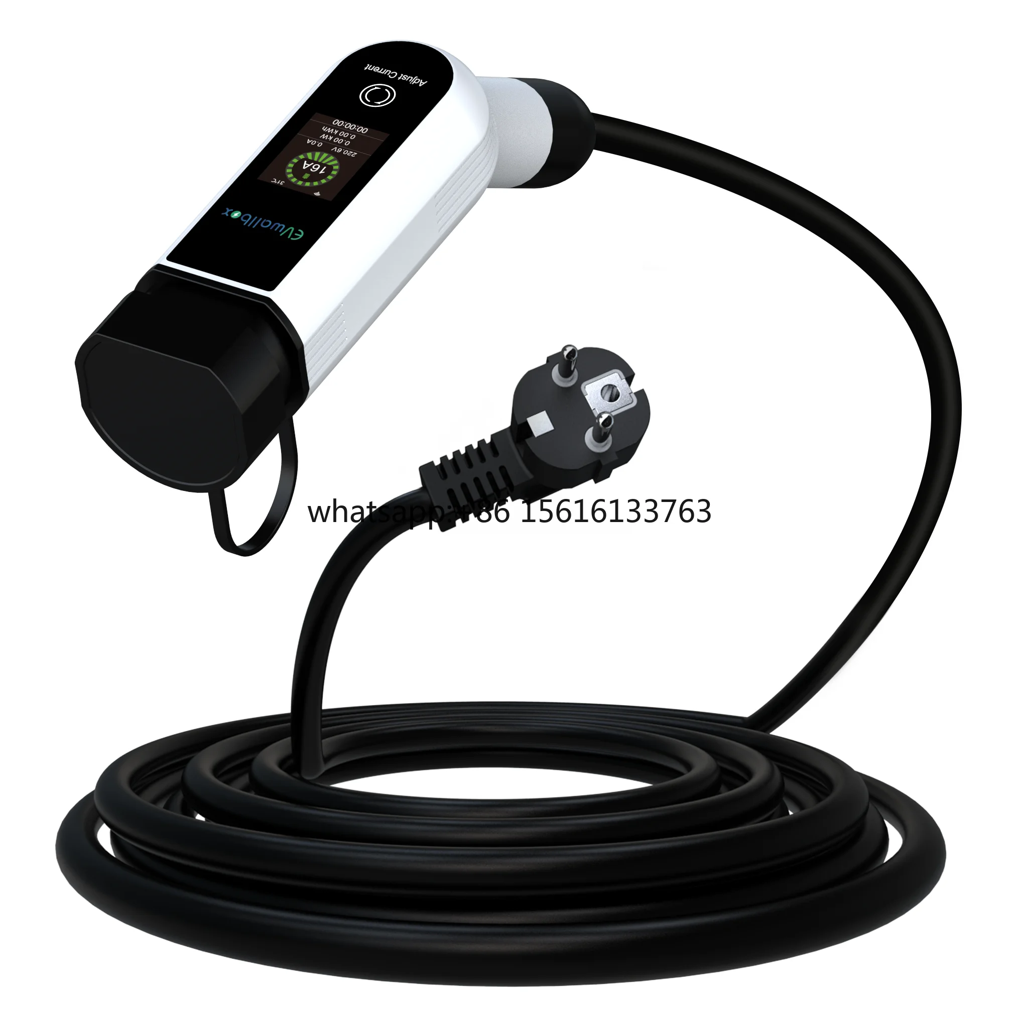 Integrated Type2 to Type2 EV Charger 3.8kw 16A with 5M Cable and Smart App Management
Integrated Type2 to Type2 EV Charger 3.8kw 16A with 5M Cable and Smart App Management