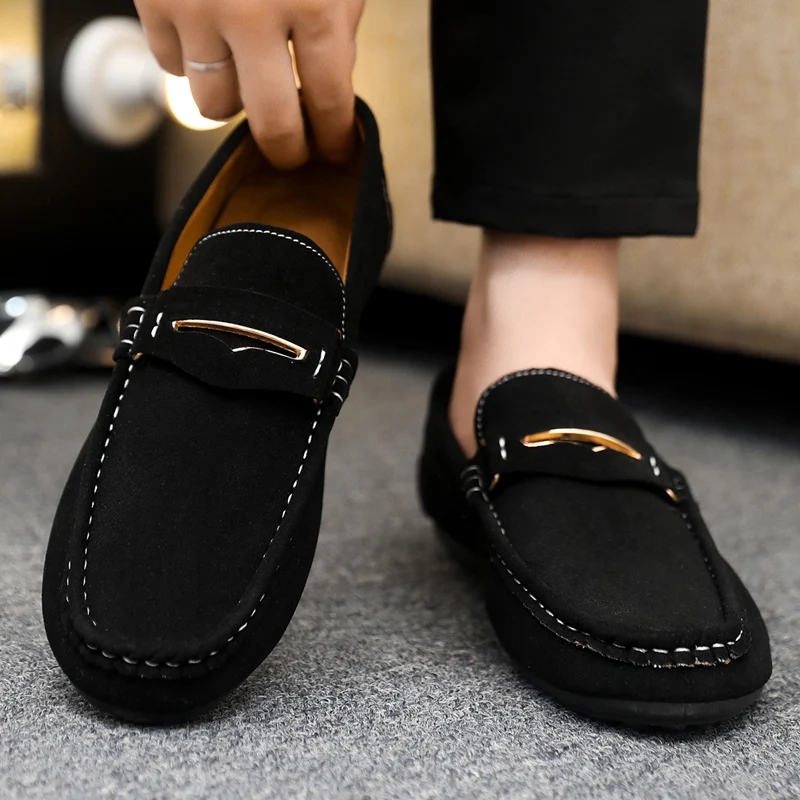 Low Strain Slip on Loafers Convenient Slip on Style, Breathable Shell Promote Air Flow, Light Outsole Make Long Walk Less Tiring
Low Strain Slip on Loafers Convenient Slip on Style, Breathable Shell Promote Air Flow, Light Outsole Make Long Walk Less Tiring