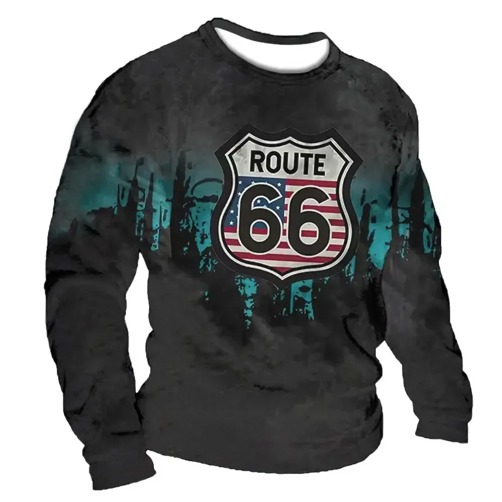 3Dprinted Large-sized Men T-shirt Quick-drying and Breathable Long-sleeved Outdoor Motorcycle Along Route 66 in the United State
3Dprinted Large-sized Men T-shirt Quick-drying and Breathable Long-sleeved Outdoor Motorcycle Along Route 66 in the United State