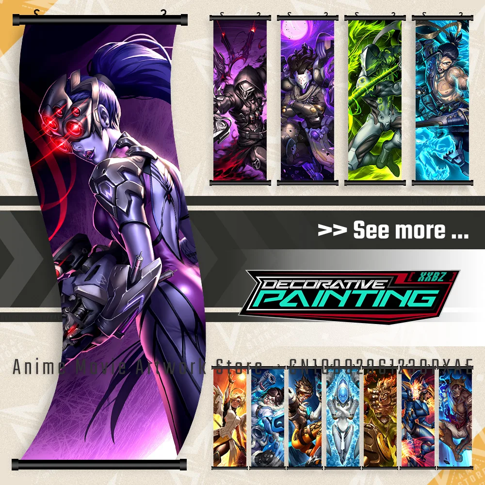 Overwatch Wall Art Home Decoration Canvas Hanging Paintings Sombra Scrolls Pictures Hot Game HD Prints Poster For Living Room
Overwatch Wall Art Home Decoration Canvas Hanging Paintings Sombra Scrolls Pictures Hot Game HD Prints Poster For Living Room
