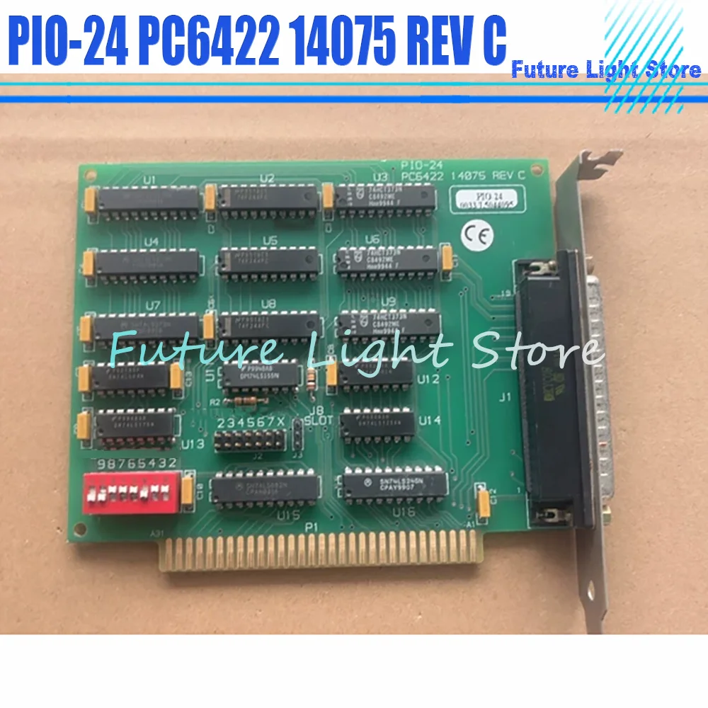 IO Control Card ISA PIO-24 PC6422 14075 REV C
IO Control Card ISA PIO-24 PC6422 14075 REV C