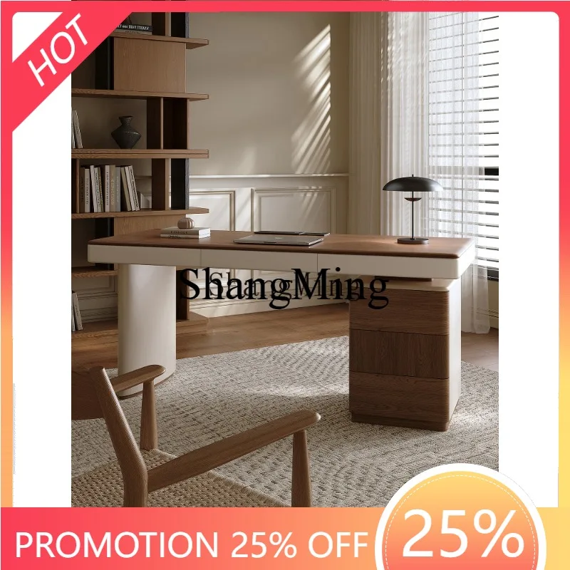 FG light Luxury Modern Premium Walnut Home Minimalist Workbench Solid Wood Large Board Computer Desk
FG light Luxury Modern Premium Walnut Home Minimalist Workbench Solid Wood Large Board Computer Desk