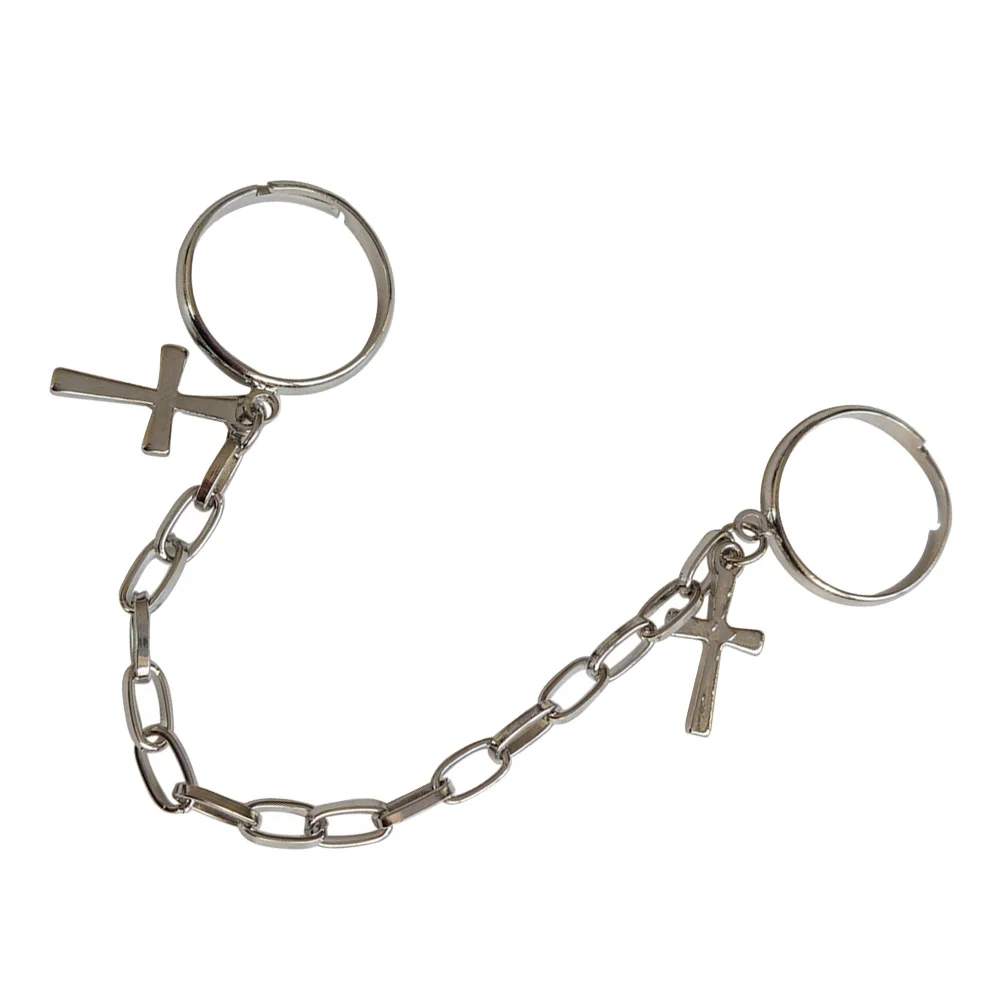 Cross Ring Chain Shaped Punk Style Unique Jewelry Alloy Fashion Accessory Lightweight Solid Comfortable Fit H Ring Decorative
Cross Ring Chain Shaped Punk Style Unique Jewelry Alloy Fashion Accessory Lightweight Solid Comfortable Fit H Ring Decorative