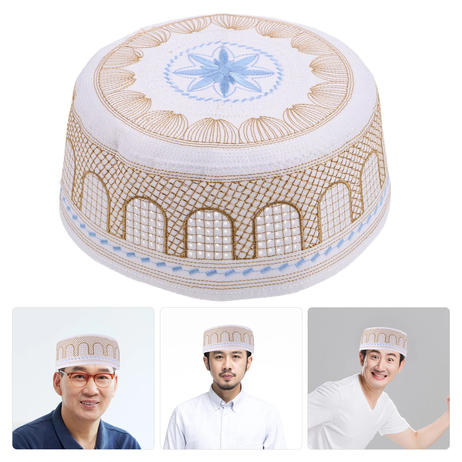 Embroidered Islamic Prayer Hat Breathable Comfortable Traditional Craftsmanship Intricate Embroidery Ideal for Worship Events
Embroidered Islamic Prayer Hat Breathable Comfortable Traditional Craftsmanship Intricate Embroidery Ideal for Worship Events