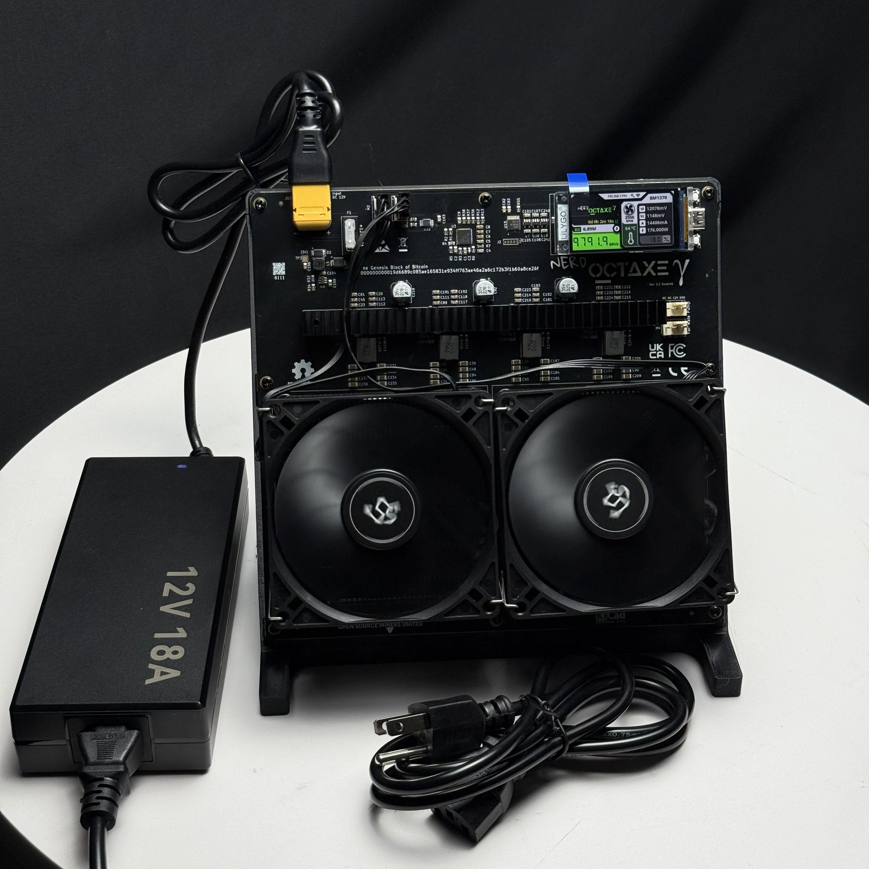 NerdOctaxe ++ 9.6TH/s ASIC Solo Miner-High Hashrate Device for Bitcoin&Multi-Currency Crypto Solo Mining Beginner Friendly
NerdOctaxe ++ 9.6TH/s ASIC Solo Miner-High Hashrate Device for Bitcoin&Multi-Currency Crypto Solo Mining Beginner Friendly