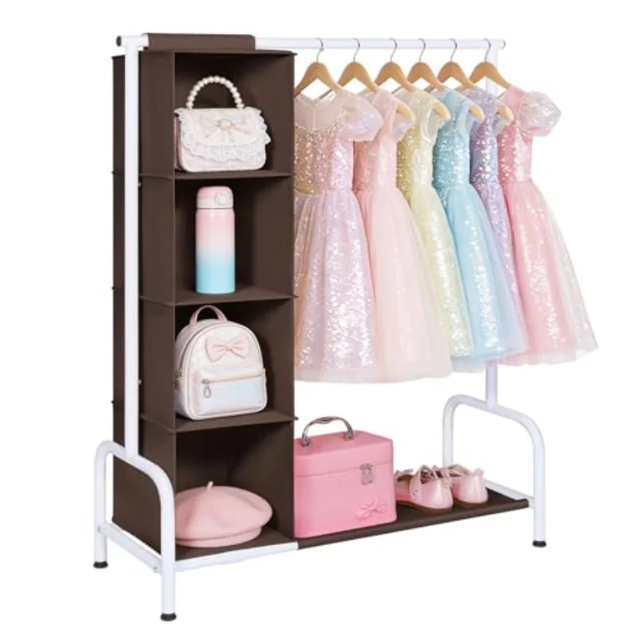 Clothing Rack with Hanging Organizer, Short Toddler Dr Up Storage Rack for Hanging Clothes, Wardrobe Closet for Baby Clothes, D
Clothing Rack with Hanging Organizer, Short Toddler Dr Up Storage Rack for Hanging Clothes, Wardrobe Closet for Baby Clothes, D