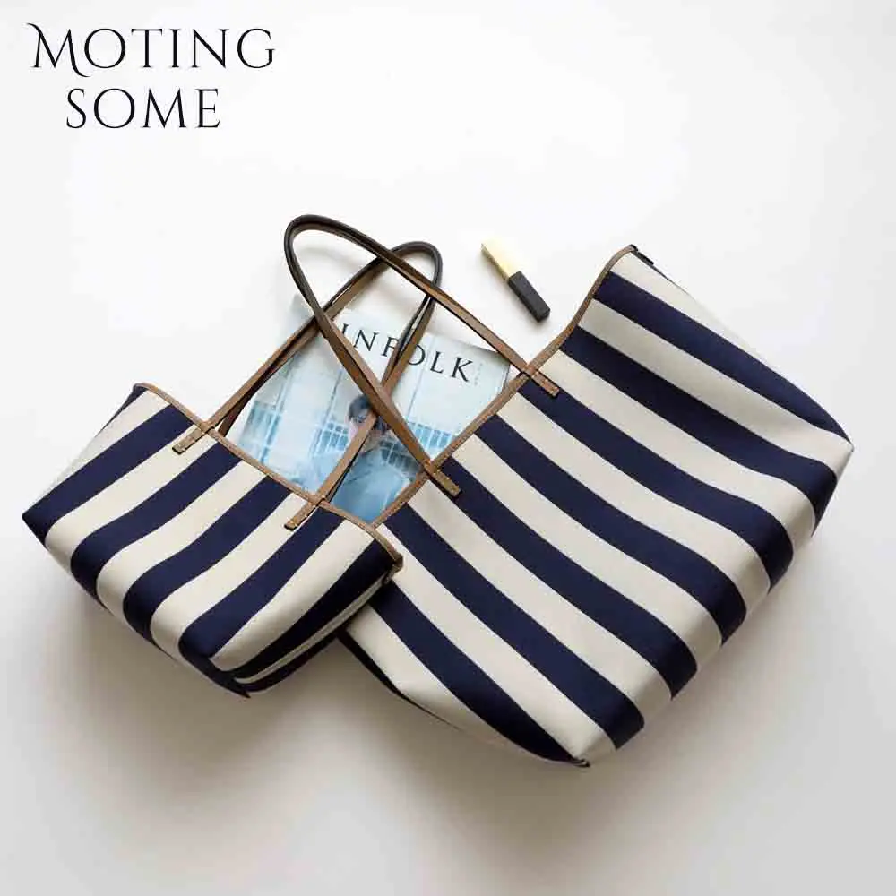 Motingsome модная женская сумка-тоут, Высококачественная тканевая контрастная полосатая Сумка-тоут, вместительная Повседневная сумка через плечо 2024
Motingsome модная женская сумка-тоут, Высококачественная тканевая контрастная полосатая Сумка-тоут, вместительная Повседневная сумка через плечо 2024