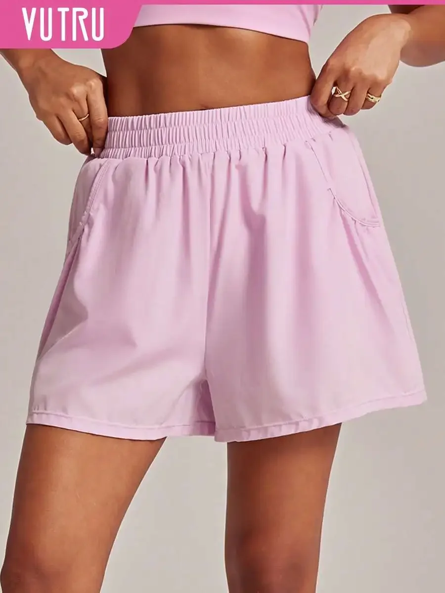 Elastic Waist Shorts With Pockets Lightweight For Yoga Fitness Sports
Elastic Waist Shorts With Pockets Lightweight For Yoga Fitness Sports