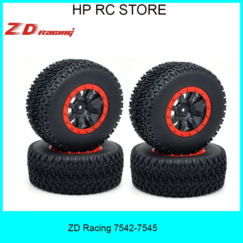 ZD Racing 4PCS 1:10 RC Short Track Truck Tires & Off-road Wheel Rings - Compatible with 727 Model, Not for Airplanes
ZD Racing 4PCS 1:10 RC Short Track Truck Tires & Off-road Wheel Rings - Compatible with 727 Model, Not for Airplanes