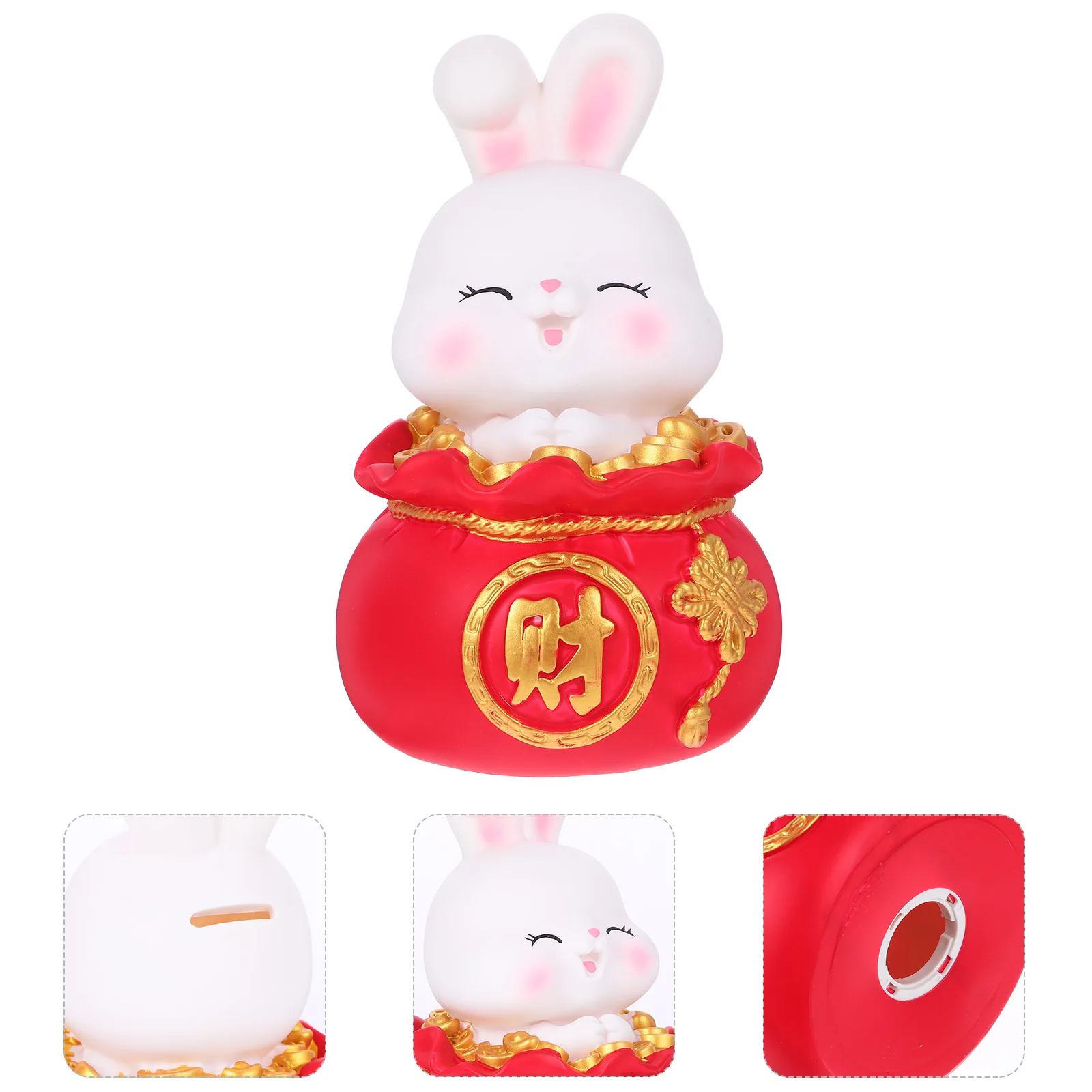 Savings Jar Rabbit Shape Desktop Ornament Large Capacity Vinyl Coin Bank Piggy Bank for Kids Cartoon Money Jar Decorative
Savings Jar Rabbit Shape Desktop Ornament Large Capacity Vinyl Coin Bank Piggy Bank for Kids Cartoon Money Jar Decorative